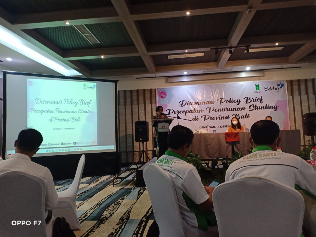 DISEMINASI POLICY BRIEF PERCEPATAN PENURUNAN STUNTINGPROVINSI BALI